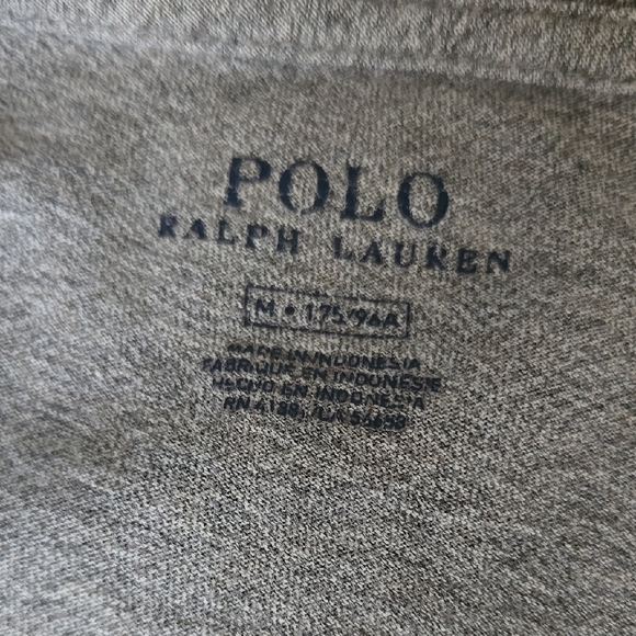 Polo by Ralph Lauren Gray Long Sleeve Men's Shirt Med - Picture 3 of 3